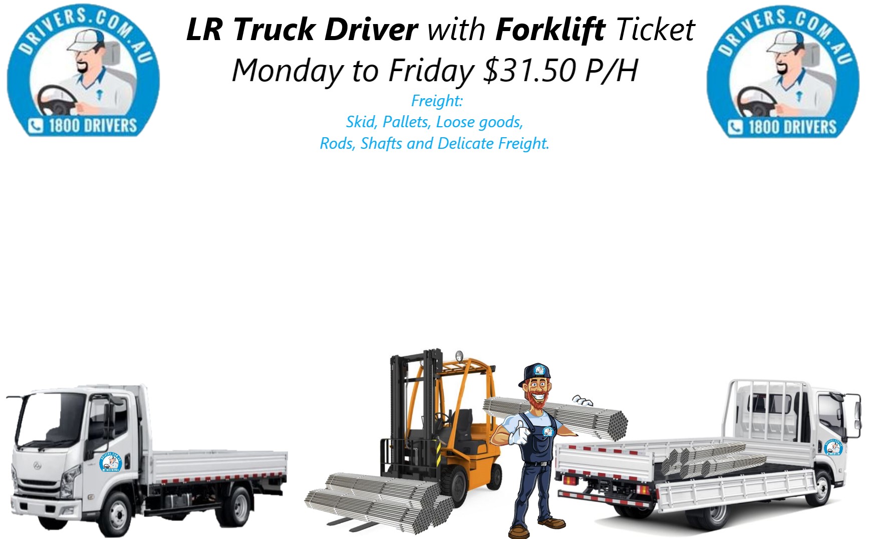 LR Truck Driver with Forklift Ticket 28792